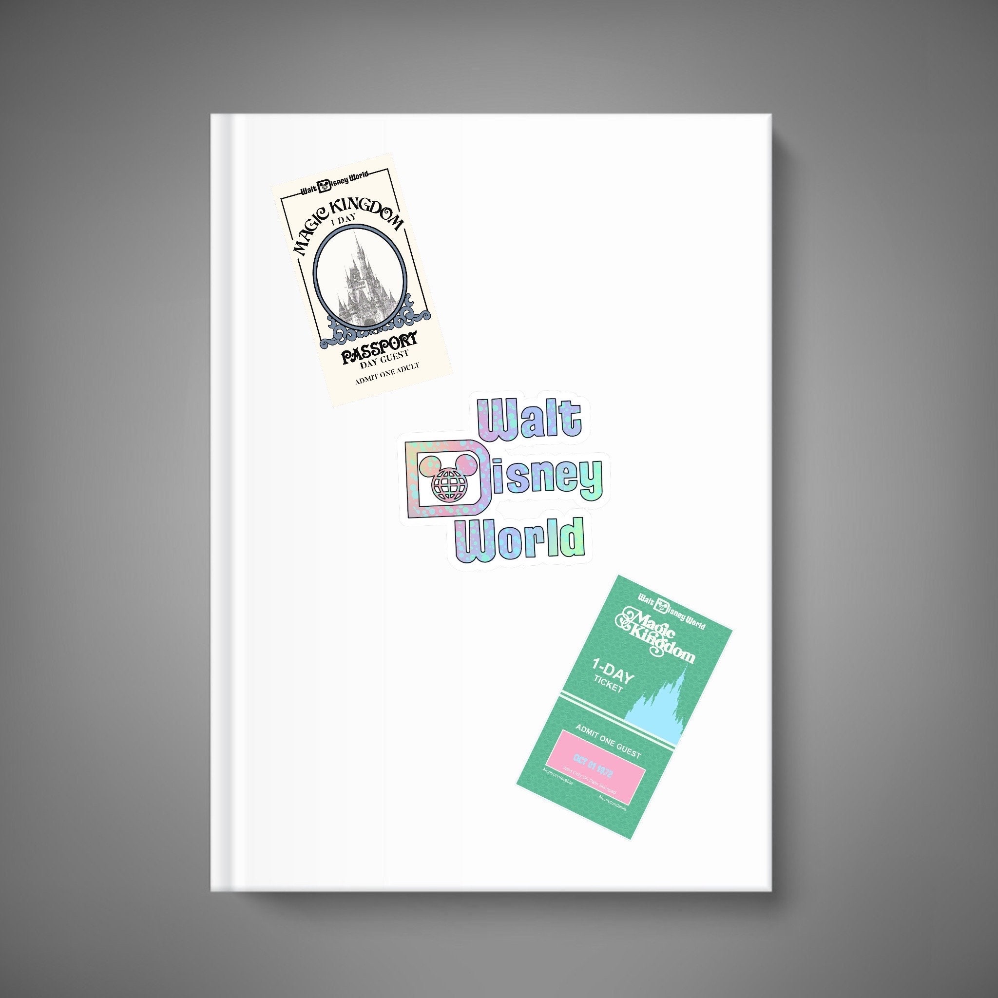 ディズニー マジック キングダム ステッカー、ビンテージ パーク