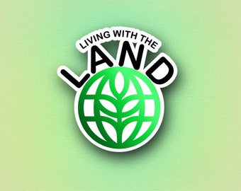 Living with the Land, Epcot, The Land Pavilion, Disney Parks, WDW, Waterproof, Vinyl Sticker for journals, scrapbooks, laptops and more!