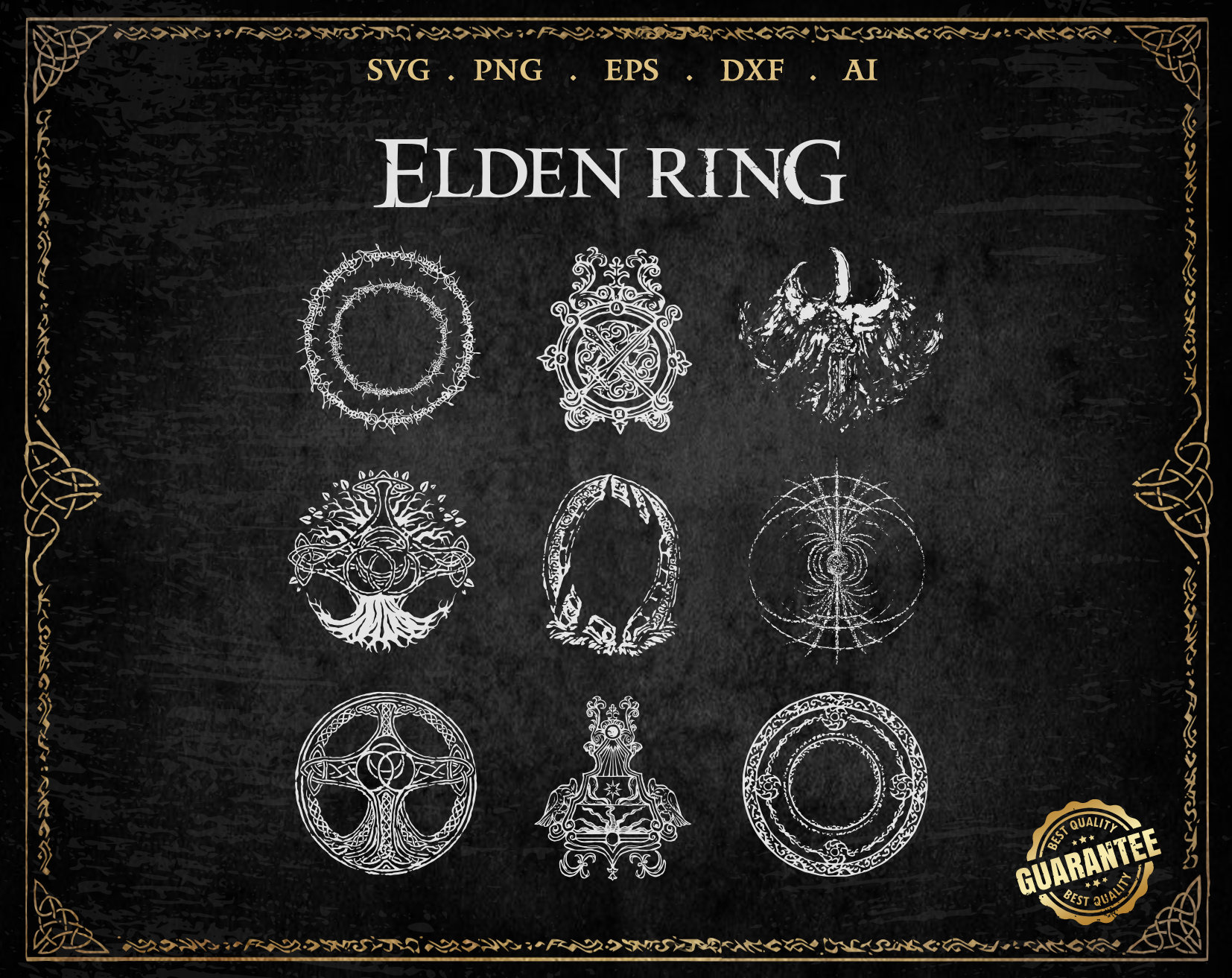 Elden Ring Svg Elden Ring Logo Elden Ring Png Elden Ring | Etsy Österreich