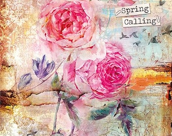 Ciao Bella A4-rijstpapier - Spring Calling, CBRP017