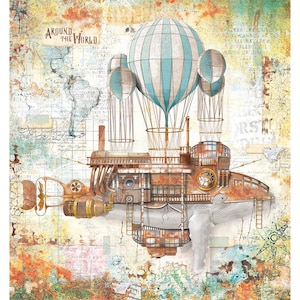 Ciao Bella A4 Rice Paper - Around the World CBRP468