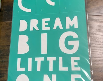 VINTAGE Chalk Couture Transfer - Dream Big