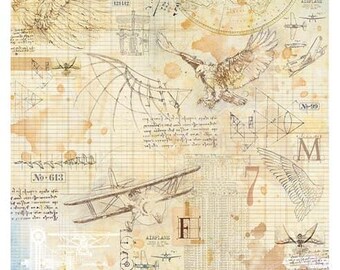 Ciao Bella A4 rijstpapier - Sign of the Times, Flight of the Birds, CBRP174