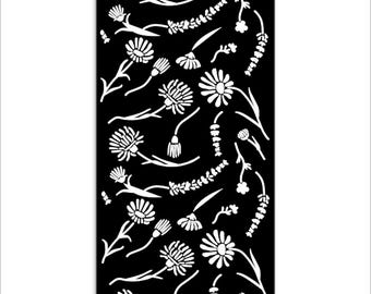 Stamperia Stencil - Vicky Papaioannou - Welcome Home Flowers KSTDL78