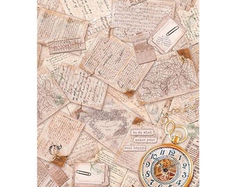 Ciao Bella A4 Rice Paper - Travel Memories, CBR004