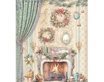 Stamperia A4-decoupage rijstpapier - De notenkrakerschoorsteen DFSA4939