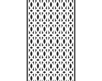 Creative Expressions - Slimline Stencils Lattice Swirls, CEST036