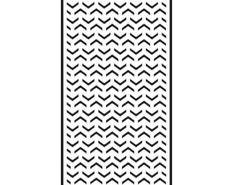 Creative Expressions - Slimline Stencils Chevron, CEST038