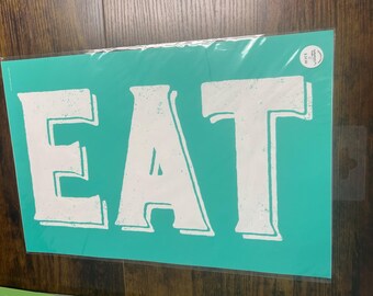 VINTAGE Chalk Couture Transfer - EAT