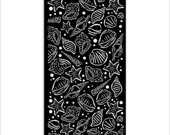 Stamperia Stencil - Mixed Media Art - Sea Land Shells KSTDL90