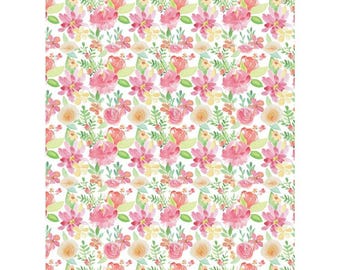 Stamperia A4 Decoupage Rice Paper - Aquerel Flower, Circle Of Love , DFSA4527