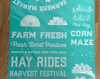 VINTAGE Chalk Couture Transfer - Vintage Truck Add-On (Fall)