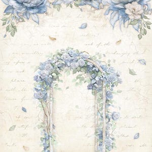 Carta di riso per decoupage A4 Stamperia - Arco senza tempo, DFSA41031
