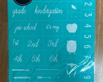 VINTAGE Chalk Couture Transfer - Back To School