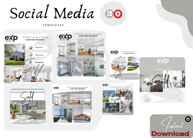 Editable Real Estate 2026 Templates for Any Brokerage | Canva Realtor ...