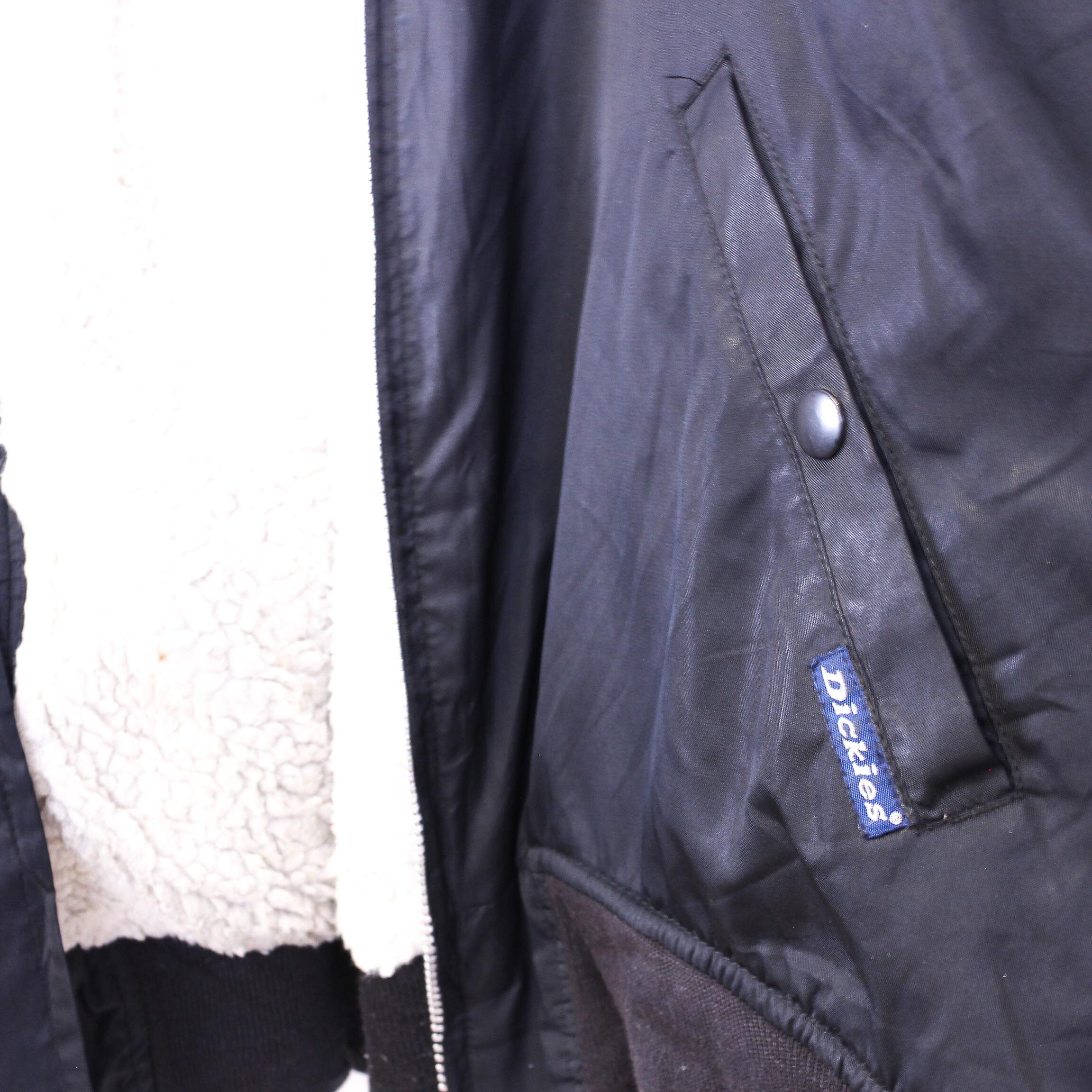 dickies black bomber jacket