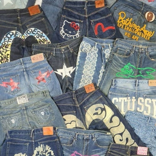 Mystery Y2K Denim Jeans WHOLESALE BUNDLE Retro Y2K Bulk Lot - Etsy