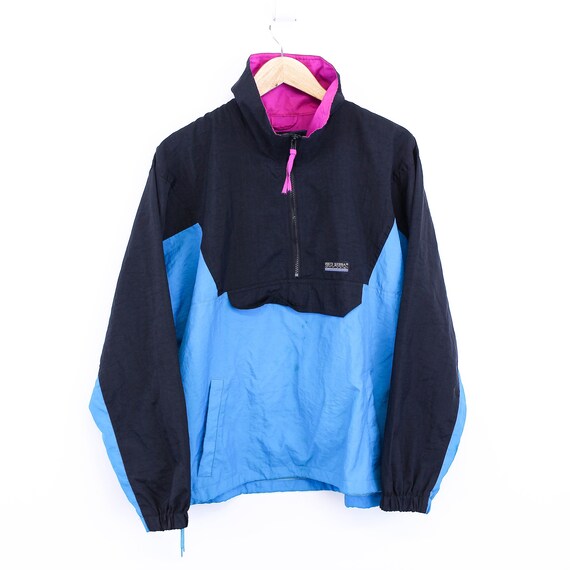 Vintage White Sierra Windbreaker Jacket Colour Block … Gem