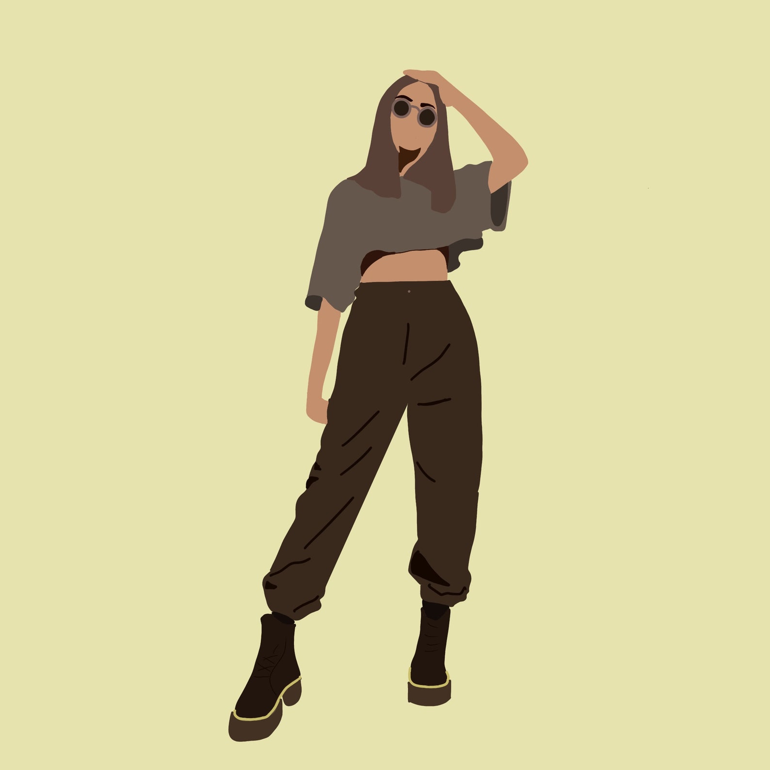 procreate faceless portrait procreate faceless portrait