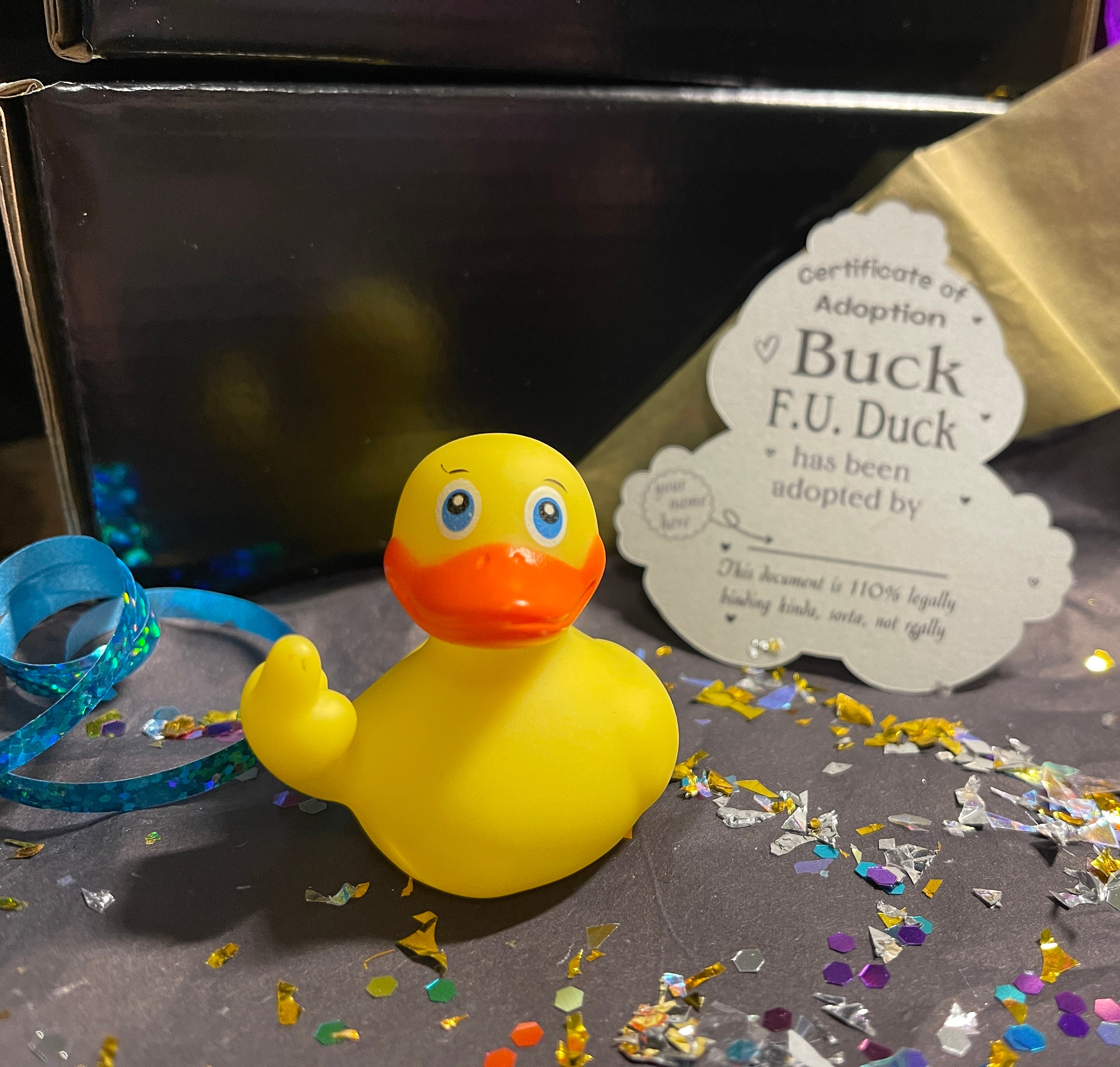 Rubber Duck Car Ornaments, Jeep Ducking, Buck F.U.Duck, Car Decor
