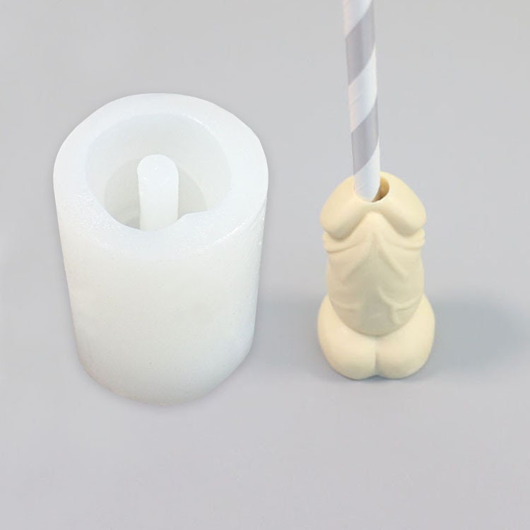 Penis Straw Topper Mold Style 1 - PolyGlitter