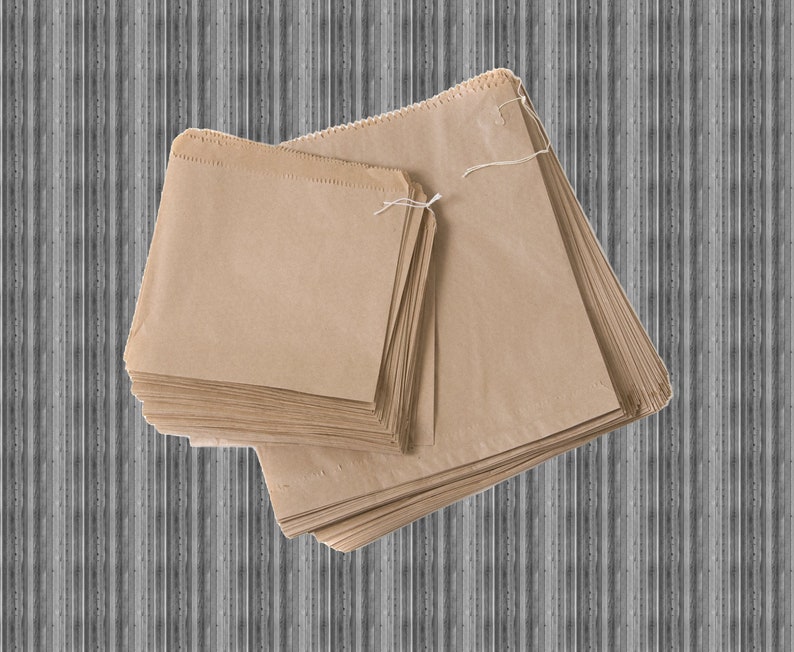 Brown Kraft paper bags image 1