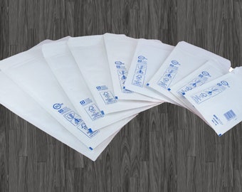 Arofol Genuine Mail Lite Bubble Padded Envelopes Mailer Bags White - 11 SIZES!