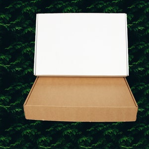 Caja de cartón ecológica PiP extra profunda para correo postal, paquete pequeño, caja de regalo, tamaños C4/A4, C5/A5 y C6/A6