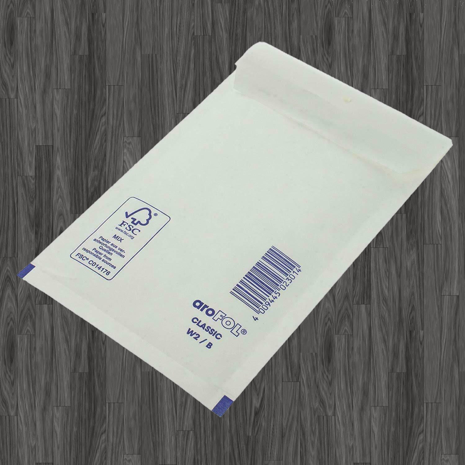 10 White Arofol AR04 D/1 Padded Envelopes Bags 