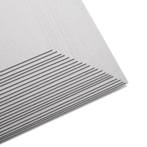 Las famosas hojas de cartón gris de Esaw, tamaño A4, 210 x 297 mm, soporte de cartón para montaje en cartón de 500 micrones de grosor