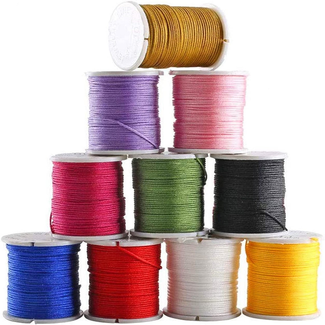 Nylon Cord 10 RollsBeading Thread 0.8 mmSilky Macrame Etsy