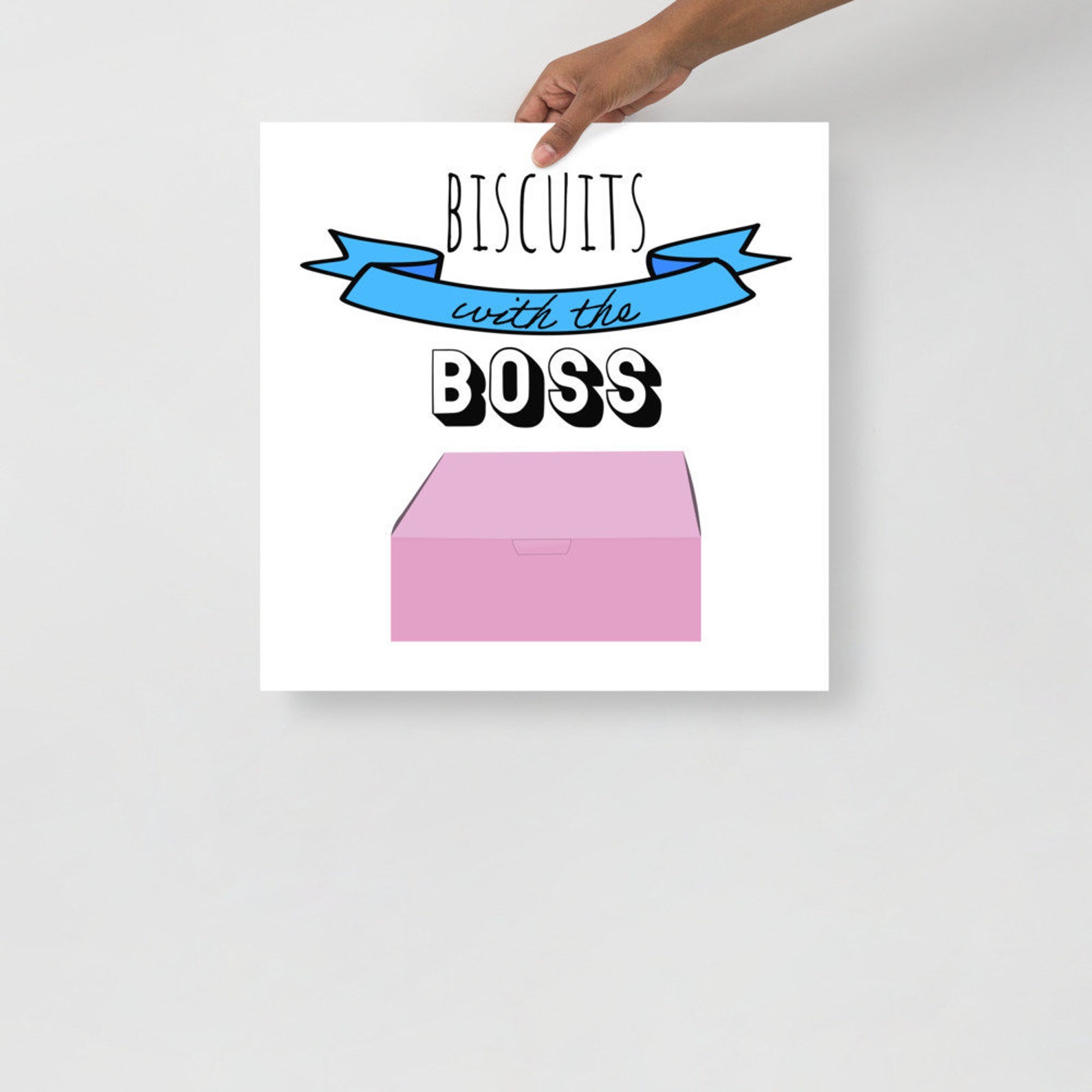 Ted Lasso Biscuits with the Boss Poster Print without frame Etsy