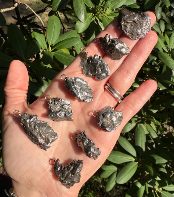 METEORITE CAMPO Del CIELO Pendant / Meteorite Pendant / Argentinian Meteorite / Space Rock / Iron Meteorite / Raw Meteorite