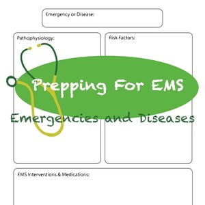 EMT Paramedic Student- Disease & Emergency Response Study Guide (digital download)