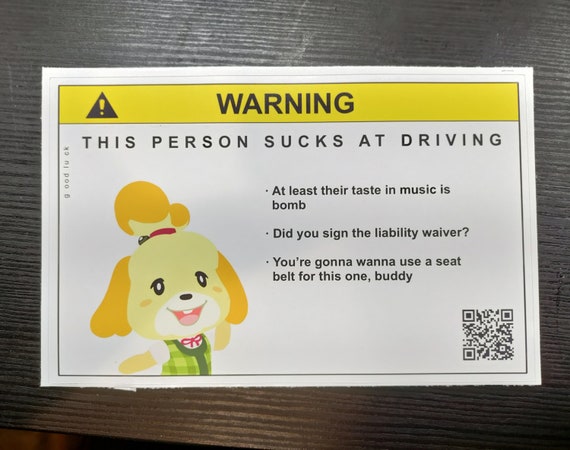 Sun visor warning sticker covers