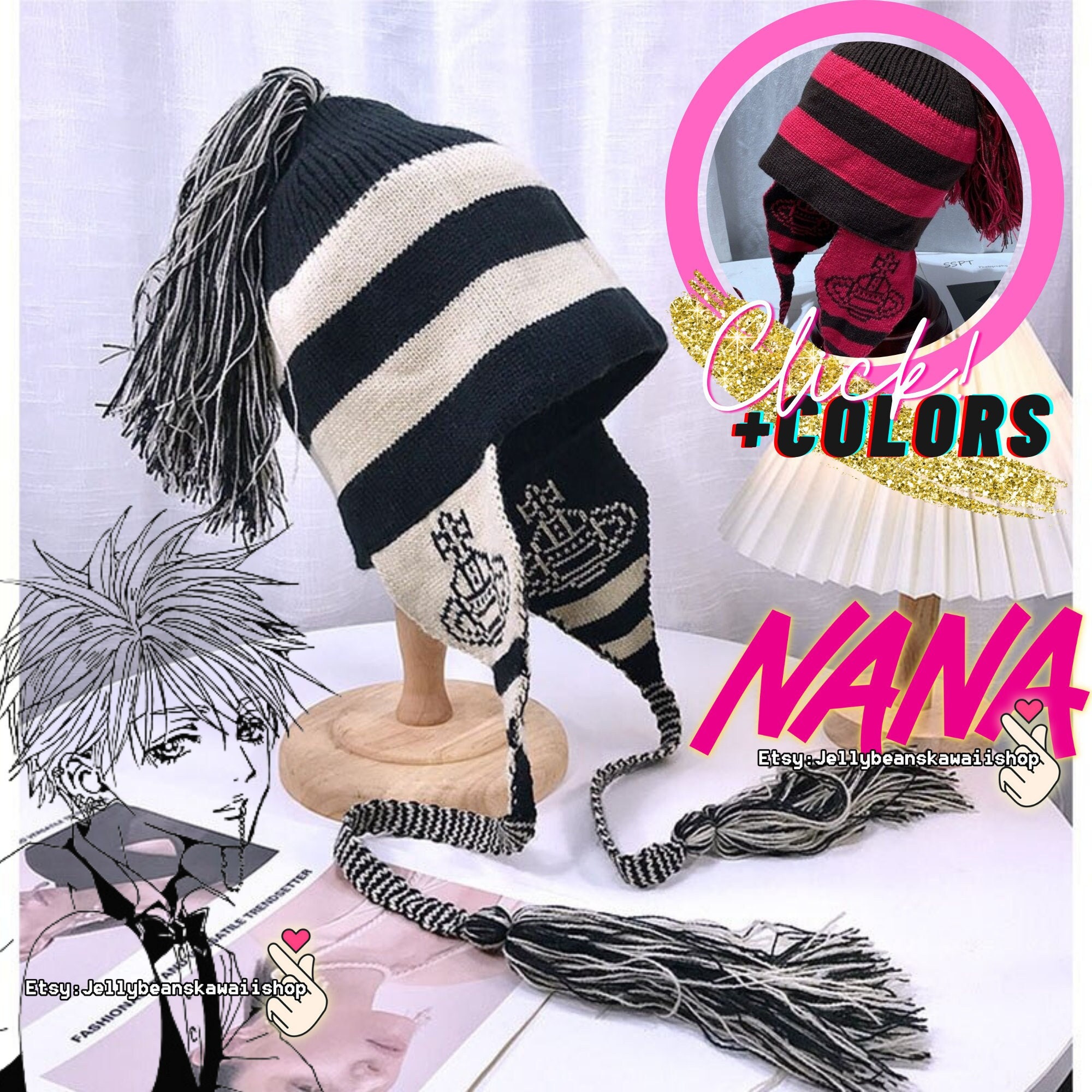 Vivienne Westwood Style Beanie Hat Nana 