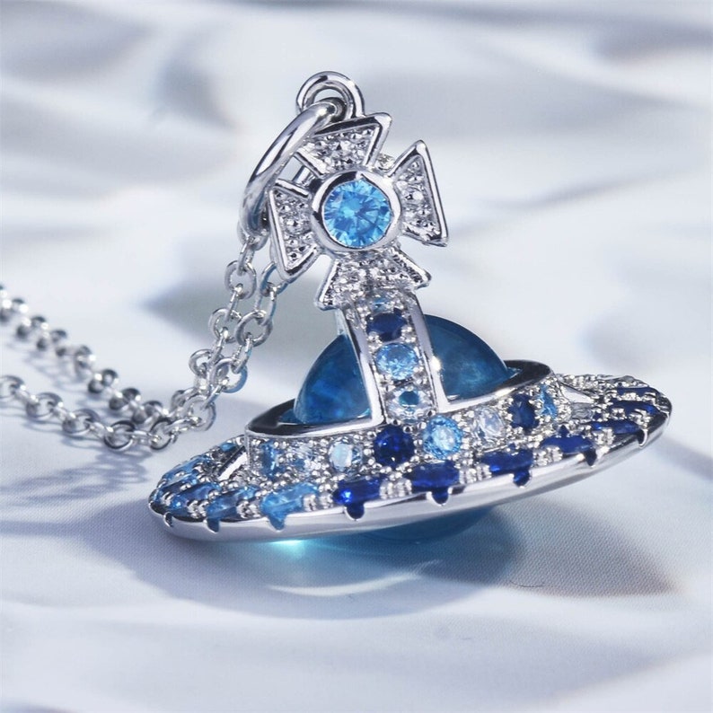 Nana Anime Shin Necklace Lighter Crystal Orb Vivienne Blue Etsy