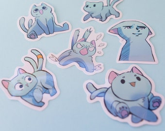 Magik's Original Stickers! Path of the Twinned Tailed Beast, Dreamwalker and more!