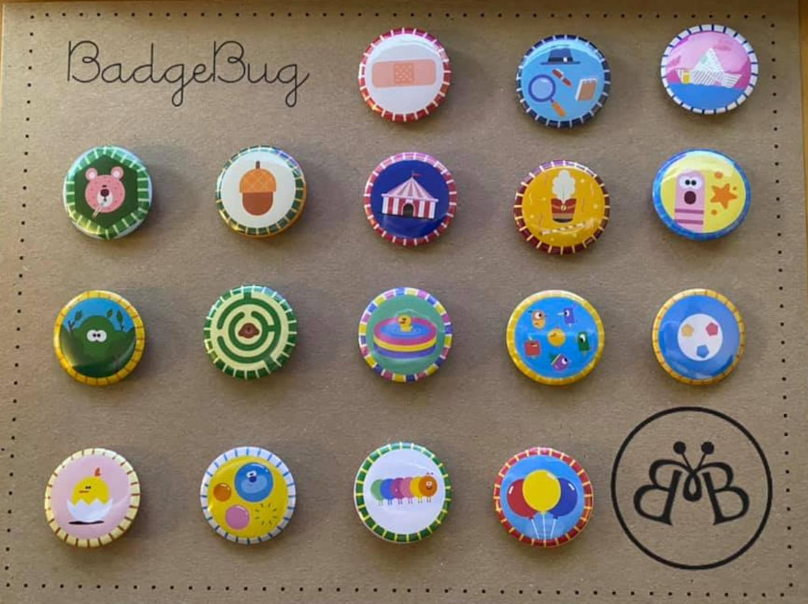 Hey Duggee 32mm Button Badges Etsy