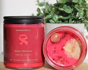 Silent Devotion| Attack Inspired Candle | Anime Candle| white tea, soft musk