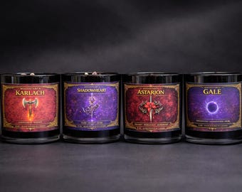 Baldur’s gate Inspired Soy Candle | DND Inspired Candle | Karlach Shadowheart Astarion Gale Candle | Gamer Gift | Handmade Soy Candle