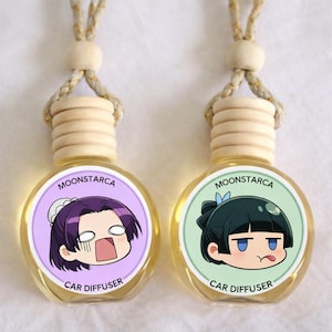 Mao Mao & Jinshi Auto Diffuser - Apothecary Diaries Anime Lufterfrischer - Niedlicher Chibi Auto Anhänger - 10ml Duft |