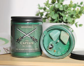 The captain | Inspired Candle | Anime Candle| Tea, peony, lily