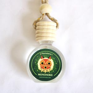 cozy anime car decor inspired by Ghibli style hanging car diffuser