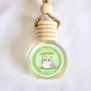 cozy anime car decor inspired by Ghibli style hanging car diffuser