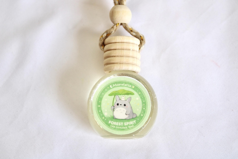 cozy anime car decor inspired by Ghibli style hanging car diffuser