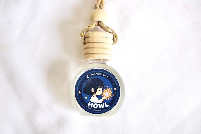 anime car diffuser inspired by Studio Ghibli howl aesthetic decor