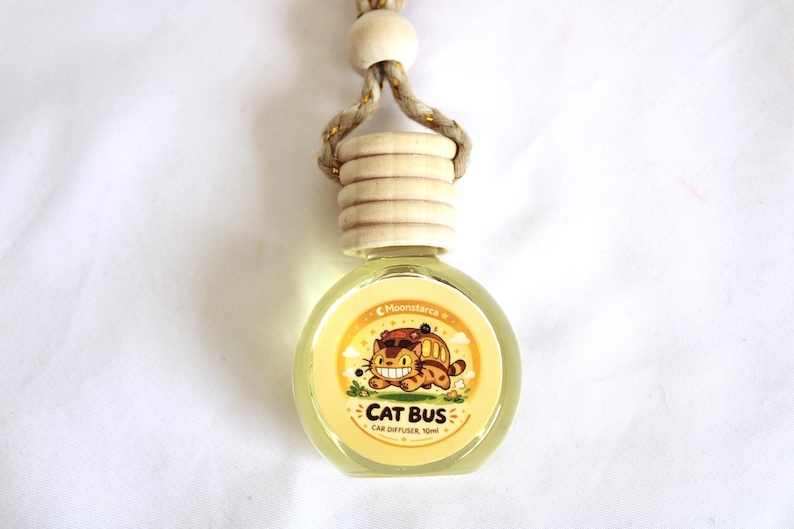 cozy anime car decor inspired by Ghibli style hanging car diffuser