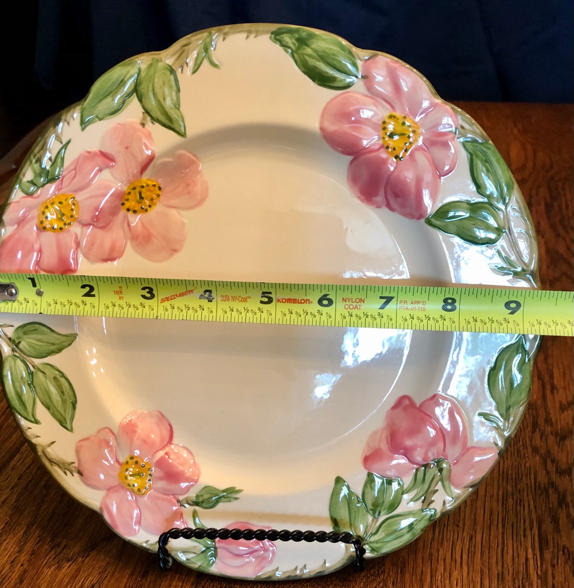 Desert Rose 9 inch Luncheon Plate Etsy