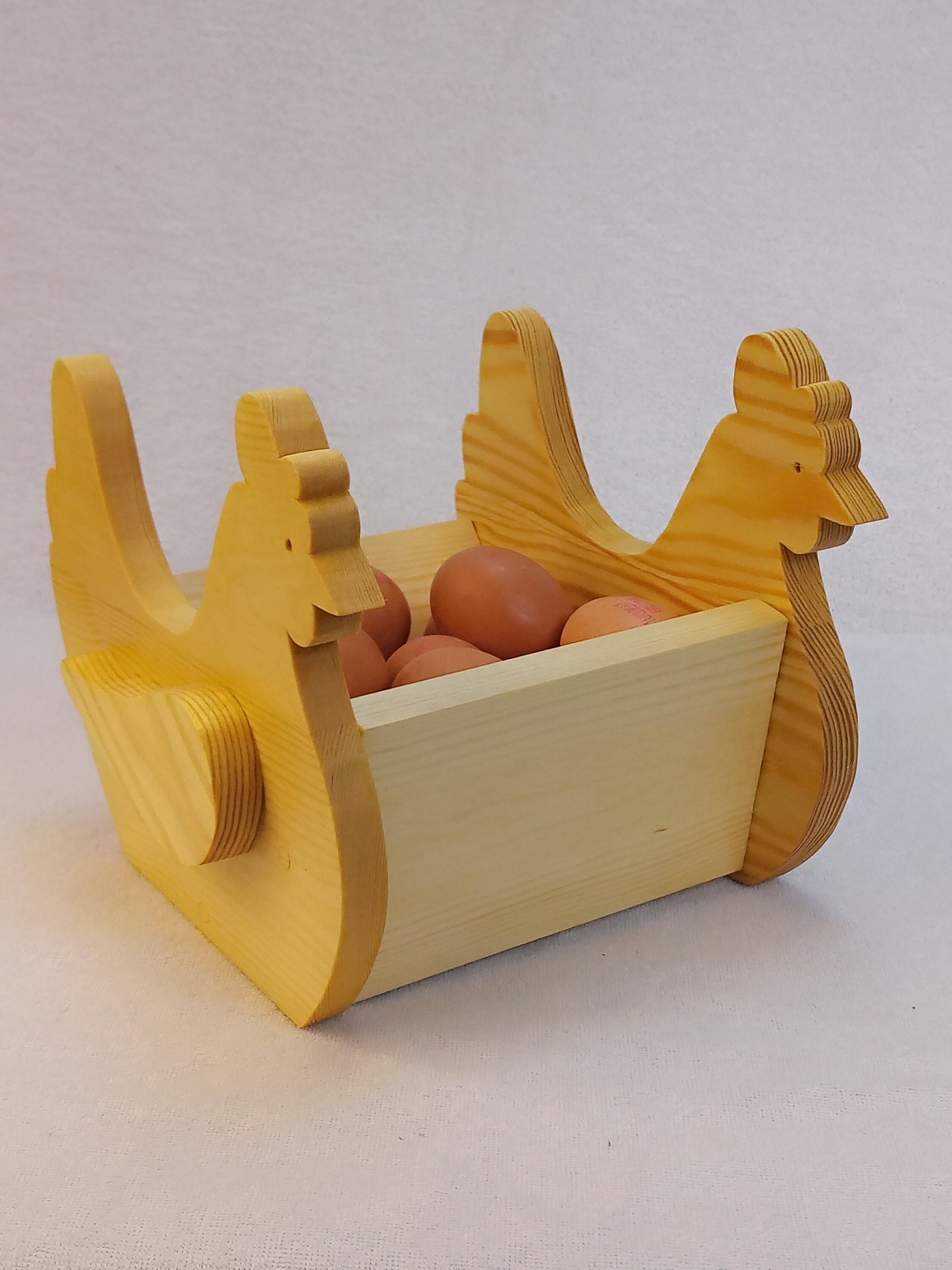 Wooden egg rack / Hen egg holder / chicken egg basket Etsy